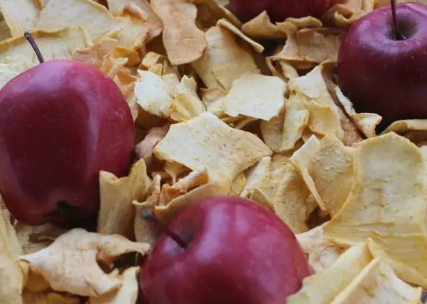 Dehydrated Apple Chips in the Air Fryer 